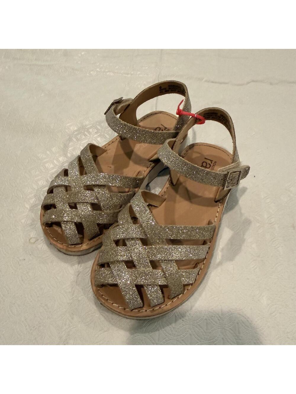 Nordstrom Rack Girls Glitter Strappy Sandals